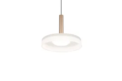 Sisustusvalaisimet^Trio Lighting riippuvalaisin Celeste LED 1-os kahvinruskea