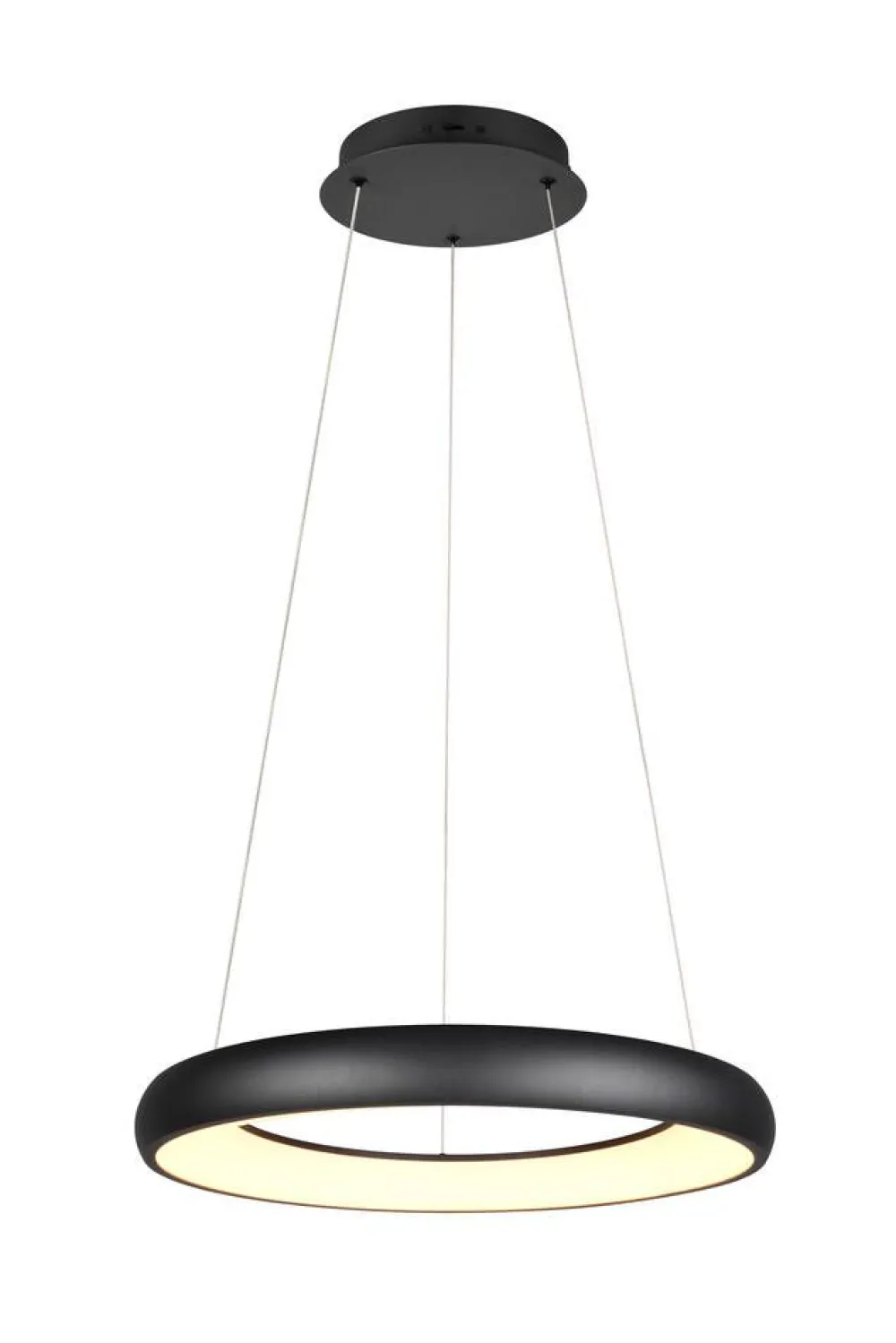 Sisustusvalaisimet^Trio Lighting riippuvalaisin Cardona LED 62 cm mattamusta
