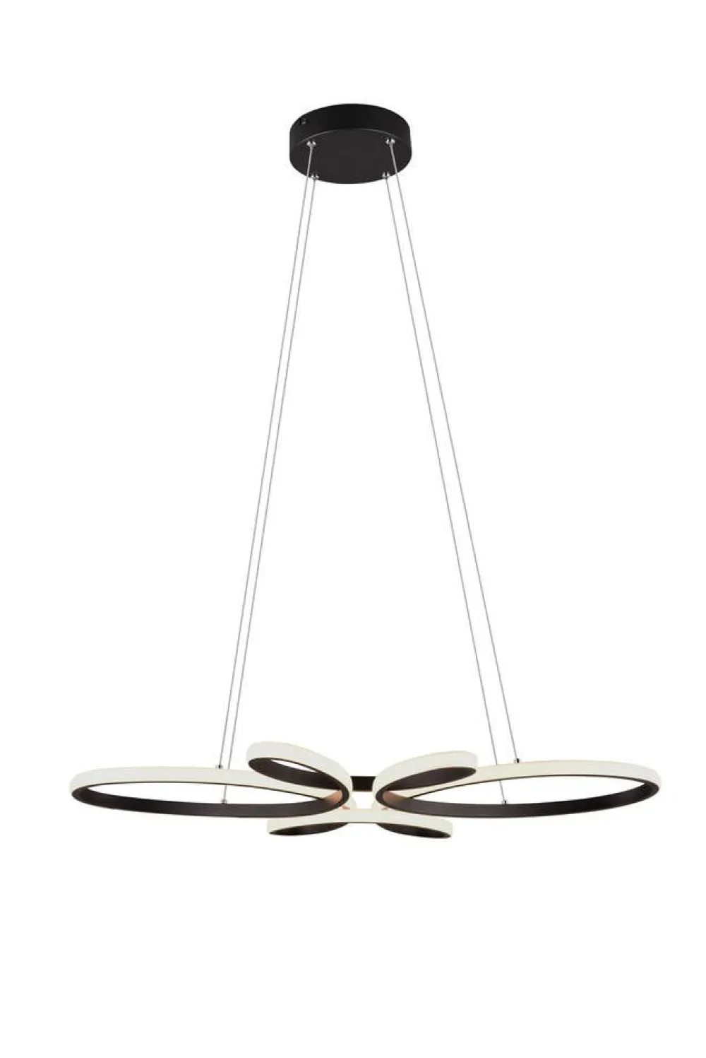 Sisustusvalaisimet^Trio Lighting riippuvalaisin Fly LED mattamusta