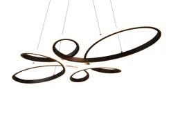 Sisustusvalaisimet^Trio Lighting riippuvalaisin Fly LED mattamusta
