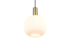 Sisustusvalaisimet^Trio Lighting riippuvalaisin Diva E27 mattamessinki/valkoine