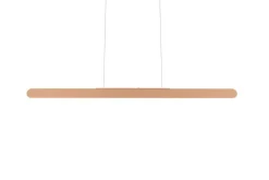 Sisustusvalaisimet^Trio Lighting riippuvalaisin Helios LED 100 cm kahvinruskea