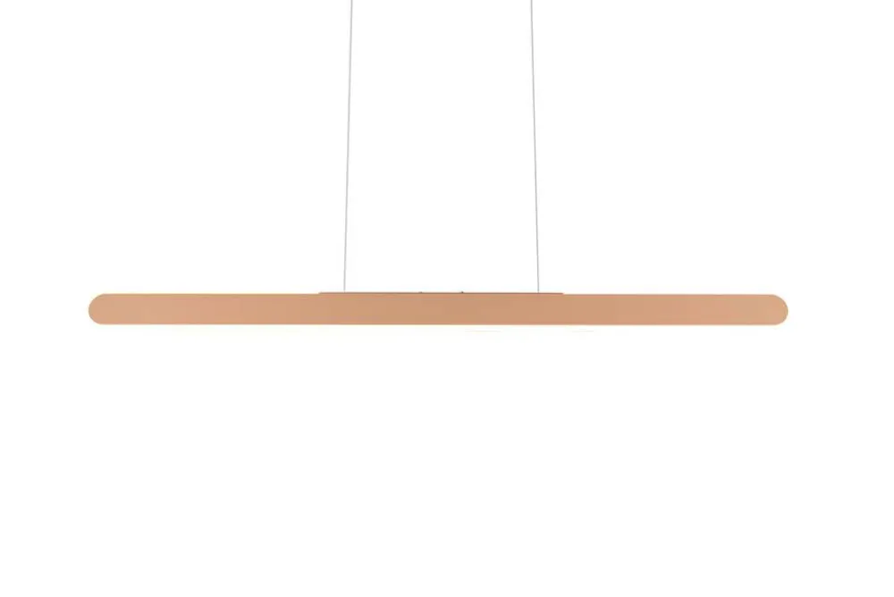 Sisustusvalaisimet^Trio Lighting riippuvalaisin Helios LED 100 cm kahvinruskea