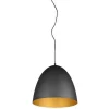 Sisustusvalaisimet^Trio Lighting riippuvalaisin Tilda 40 cm E27 mattamusta/kult