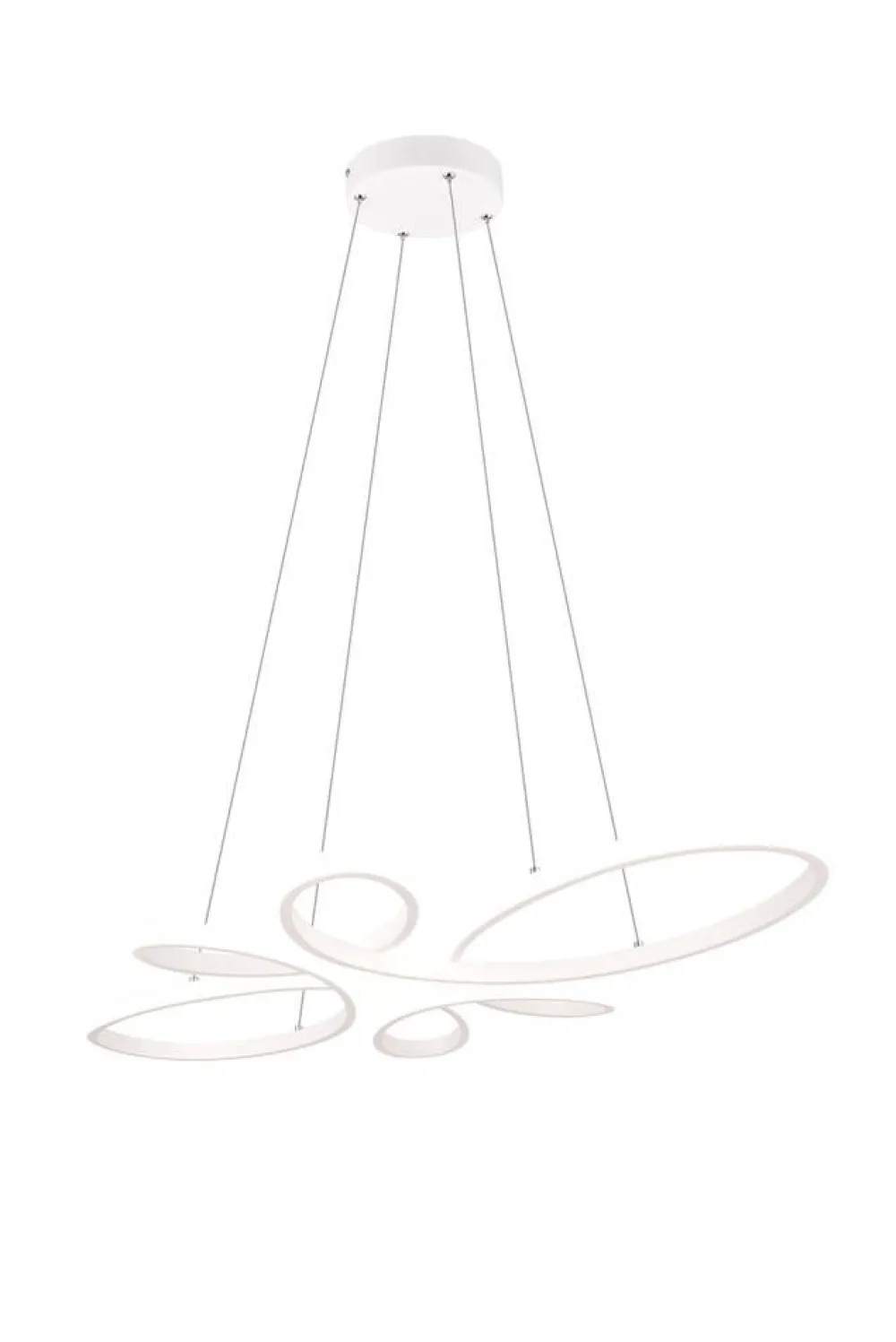 Sisustusvalaisimet^Trio Lighting riippuvalaisin Fly LED mattavalkoinen 4000K