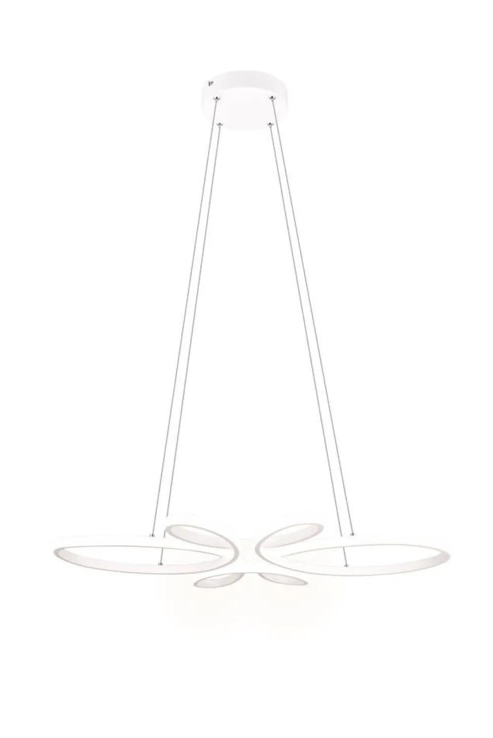 Sisustusvalaisimet^Trio Lighting riippuvalaisin Fly LED mattavalkoinen 4000K