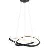 Sisustusvalaisimet^Trio Lighting riippuvalaisin Course mattamusta