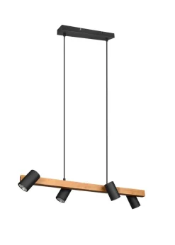 Sisustusvalaisimet^Trio Lighting riippuvalaisin Marley 4-os 80 cm GU10 mattamus