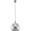 Sisustusvalaisimet^Trio Lighting riippuvalaisin Dino E27 harjattu teräs