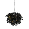 Sisustusvalaisimet^Trio Lighting riippuvalaisin Leavy 70 cm 4xE14 mattamusta