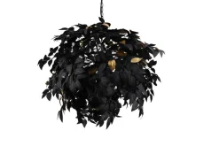 Sisustusvalaisimet^Trio Lighting riippuvalaisin Leavy 70 cm 4xE14 mattamusta