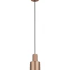 Sisustusvalaisimet^Trio Lighting riippuvalaisin Agudo 1-os E27 kahvinruskea
