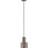 Sisustusvalaisimet^Trio Lighting riippuvalaisin Agudo 1-os E27 harmaanruskea
