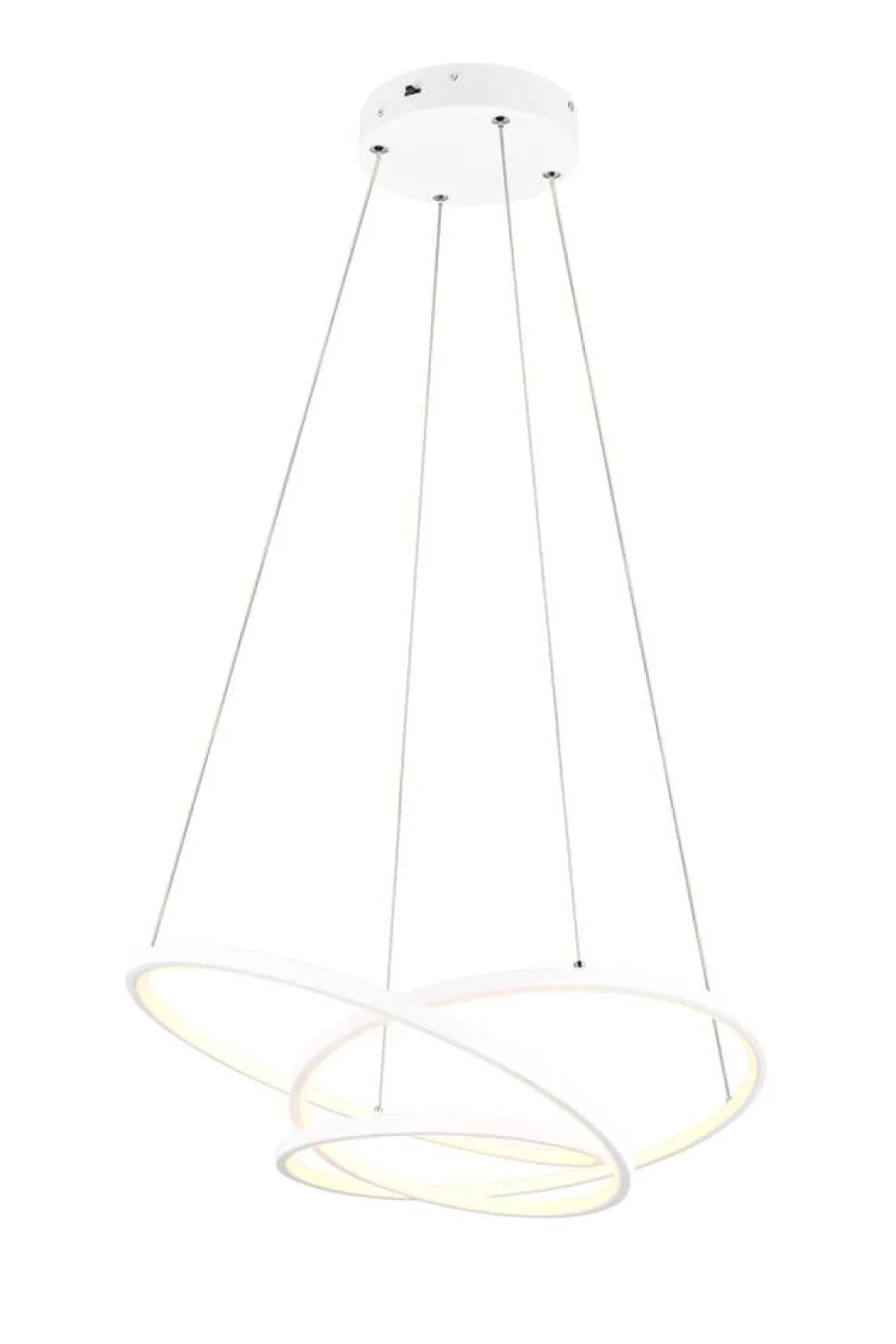 Sisustusvalaisimet^Trio Lighting riippuvalaisin Darvin LED 64 cm mattavalkoinen