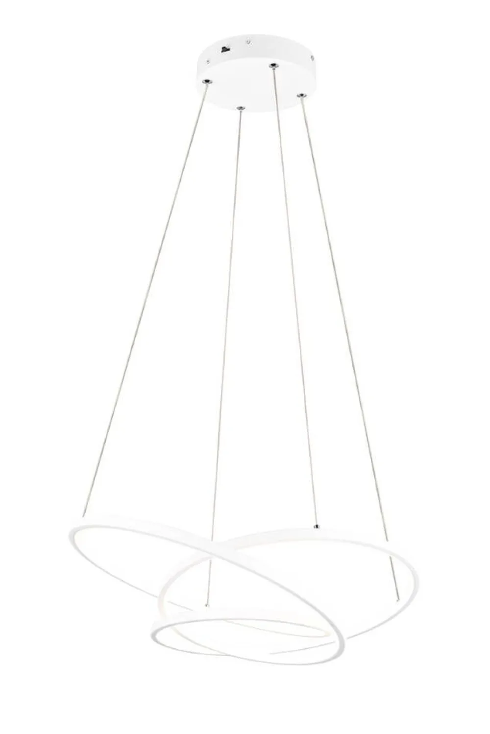 Sisustusvalaisimet^Trio Lighting riippuvalaisin Darvin LED 64 cm mattavalkoinen