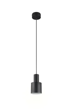 Sisustusvalaisimet^Trio Lighting riippuvalaisin Agudo 1-os E27 mattamusta