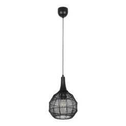 Sisustusvalaisimet^Trio Lighting riippuvalaisin Soraya 26 x 27 cm E27 mattamust