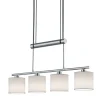 Sisustusvalaisimet^Trio Lighting riippuvalaisin Garda 4xE14 valkoinen