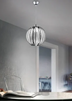 Sisustusvalaisimet^Trio Lighting riippuvalaisin Zucca 40 cm E27 kromi