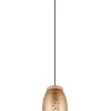 Sisustusvalaisimet^Trio Lighting riippuvalaisin Bidar 1-os E27 kahvinruskea