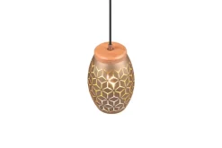 Sisustusvalaisimet^Trio Lighting riippuvalaisin Bidar 1-os E27 kahvinruskea