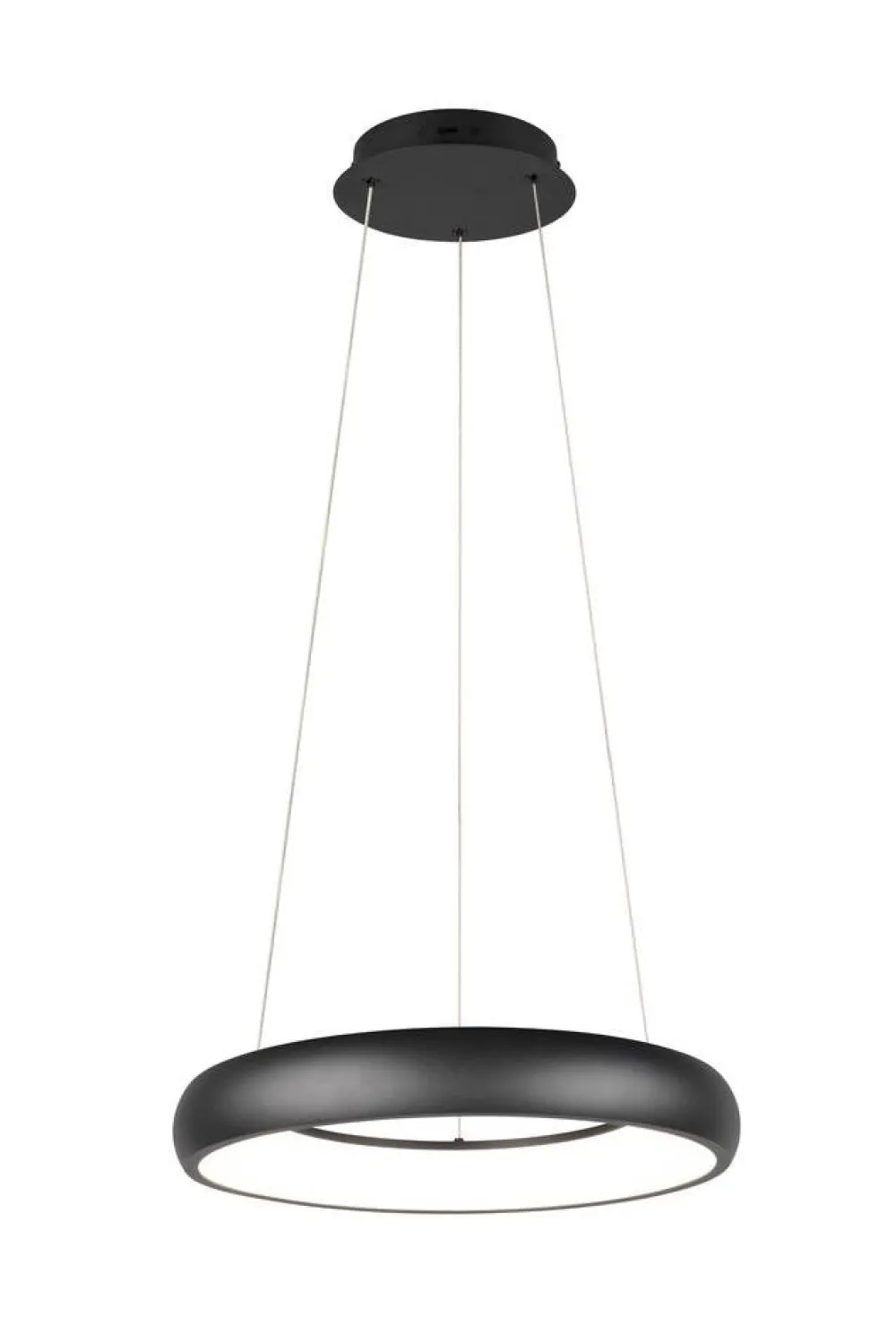 Sisustusvalaisimet^Trio Lighting riippuvalaisin Cardona LED 47 cm mattamusta