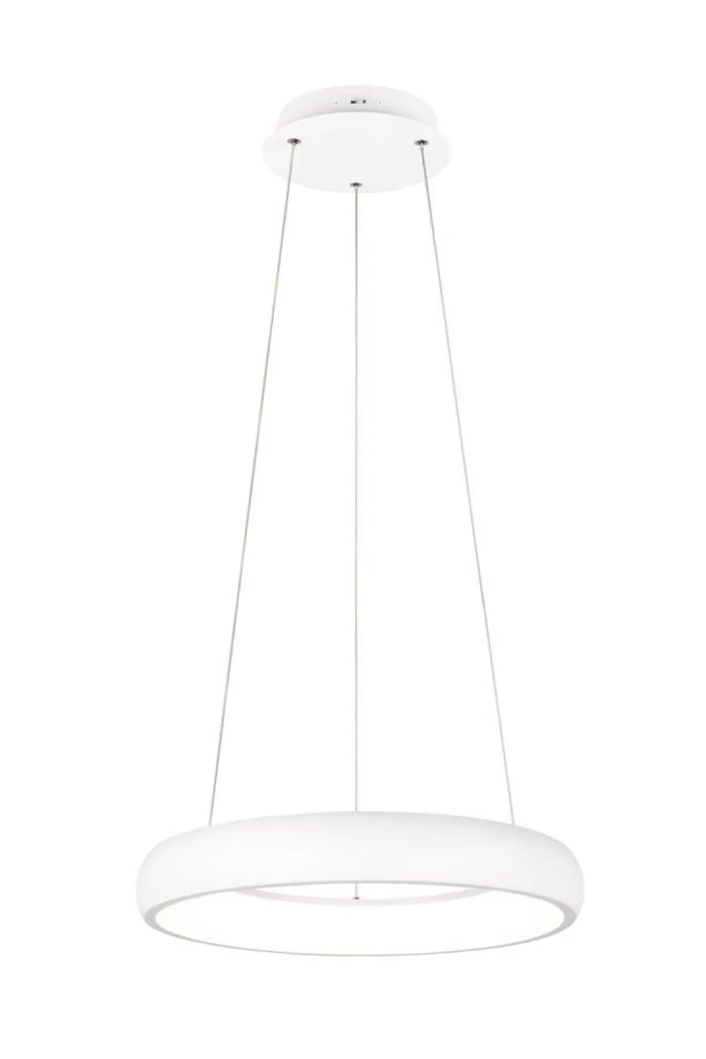 Sisustusvalaisimet^Trio Lighting riippuvalaisin Cardona LED 47 cm mattavalkoine