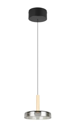 Sisustusvalaisimet^Trio Lighting riippuvalaisin Celeste LED 1-os mattamusta/kro