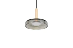 Sisustusvalaisimet^Trio Lighting riippuvalaisin Celeste LED 1-os mattamusta/kro