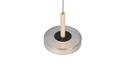 Sisustusvalaisimet^Trio Lighting riippuvalaisin Celeste LED 1-os mattamusta/kro