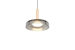 Sisustusvalaisimet^Trio Lighting riippuvalaisin Celeste LED 1-os mattamusta/kro