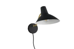 Sisustusvalaisimet^Trio Lighting seinävalaisin Traveller E27 mattamusta/mattame