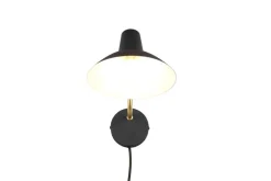 Sisustusvalaisimet^Trio Lighting seinävalaisin Traveller E27 mattamusta/mattame