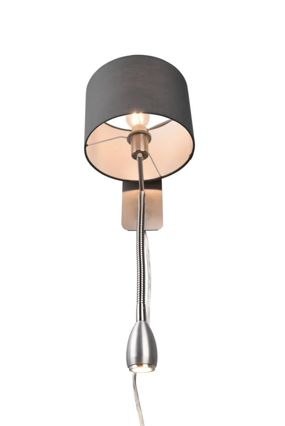 Sisustusvalaisimet^Trio Lighting seinävalaisin Hotel lukuvalolla E14 + LED harm
