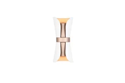 Sisustusvalaisimet^Trio Lighting seinävalaisin Coat 2xGU10 mattavalkoinen/kahvi
