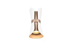 Sisustusvalaisimet^Trio Lighting seinävalaisin Coat 2xGU10 mattavalkoinen/kahvi