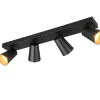 Sisustusvalaisimet^Trio Lighting spottivalaisin Sharp 4-os GU10 mattamusta/kult