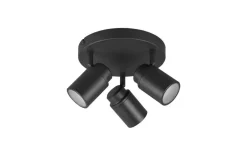 Sisustusvalaisimet^Trio Lighting spottivalaisin Angelo H2O 3-os GU10 mattamusta