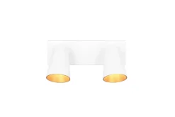 Sisustusvalaisimet^Trio Lighting spottivalaisin Sharp 2-os GU10 mattavalkoinen/