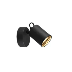 Sisustusvalaisimet^Trio Lighting spottivalaisin Pago 1-os GU10 mattamusta