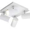 Sisustusvalaisimet^Trio Lighting spottivalaisin Marley 4-os GU10 valkoinen