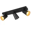 Sisustusvalaisimet^Trio Lighting spottivalaisin Sharp 3-os GU10 mattamusta/kult