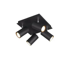 Sisustusvalaisimet^Trio Lighting spottivalaisin Marley 4-os GU10 mattamusta