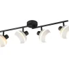 Sisustusvalaisimet^Trio Lighting spottivalaisin Isla 4-os E14 lämmin harmaa/mat