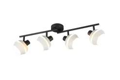 Sisustusvalaisimet^Trio Lighting spottivalaisin Isla 4-os E14 lämmin harmaa/mat