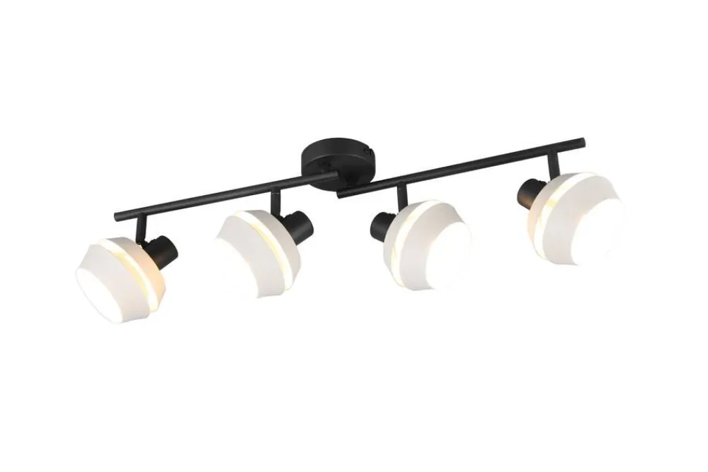 Sisustusvalaisimet^Trio Lighting spottivalaisin Isla 4-os E14 lämmin harmaa/mat