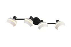 Sisustusvalaisimet^Trio Lighting spottivalaisin Isla 4-os E14 lämmin harmaa/mat