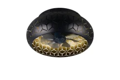 Sisustusvalaisimet^Trio Lighting tuuletinkattovalaisin Bidar 3xE27 mattamusta/k