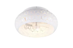 Sisustusvalaisimet^Trio Lighting tuuletinkattovalaisin Bidar 3xE27 mattavalkoin