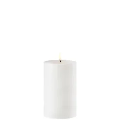 Koriste- Ja Kausivalot^Uyuni LED kynttilä ulkokäyttöön 8,4x15 cm valkoinen